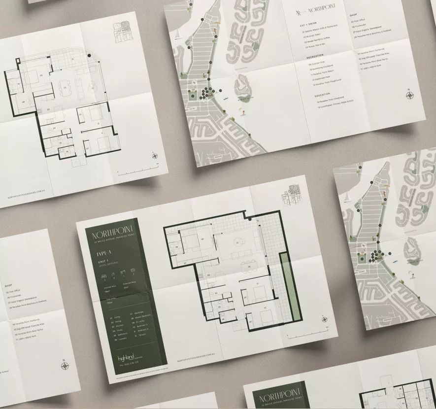 Commercial flooring bid proposal next to a color-coded finish plan